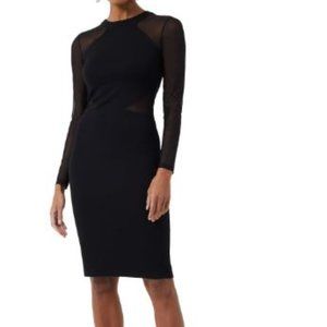 French Connection velvet/mesh dress